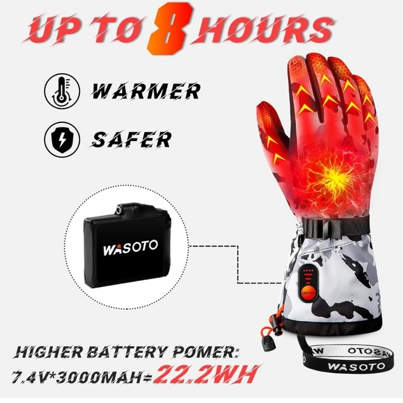 Heated Gloves for Men Women - Picture 2 of 10